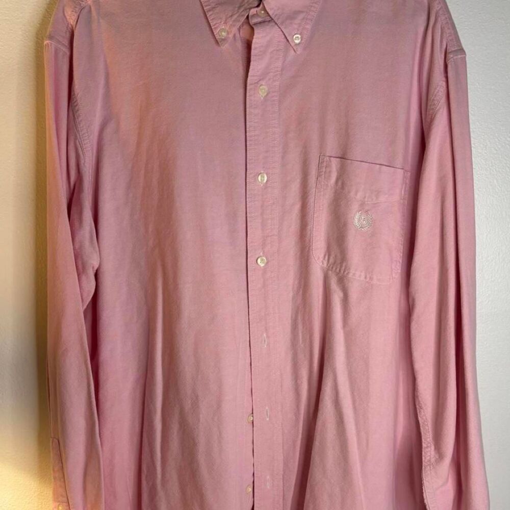 Chaps Men's XL Pink Button-down long-sleeved Shirt